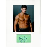 Cody Rhodes WWE 16x12 overall mounted signature piece includes signed album page and a colour photo.