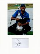 Golf Alvaro Quiros 16x12 overall mounted signature piece includes signed album page and a colour