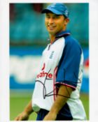 Cricket Nasser Hussain signed 10x8 colour photo. Nasser Hussain OBE (born 28 March 1968) is a