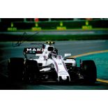 Motor Racing Lance Stroll signed Williams Formula One 12x8 colour photo. Lance Strulovitch, (born 29