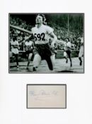 Athletics Fanny Blankers-Koen 16x12 overall mounted signature piece includes a signed album page and