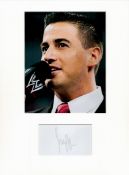 Justin Roberts WWE 16x12 overall mounted signature piece includes a signed album page and a colour