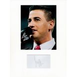 Justin Roberts WWE 16x12 overall mounted signature piece includes a signed album page and a colour