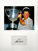 Golf Lee Trevino 16x12 overall mounted signature piece includes a signed album page and a superb