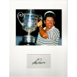 Golf Lee Trevino 16x12 overall mounted signature piece includes a signed album page and a superb