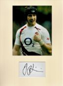 Rugby Danny Cipriani 16x12 overall England mounted signature piece. Danny Cipriani (born 2