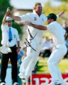 Cricket Shane Warne signed 10x8 colour photo. Shane Keith Warne (born 13 September 1969) is an