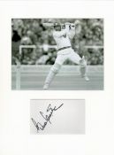 Cricket Gordon Greenidge 16x12 overall mounted signature piece includes a signed album page and a