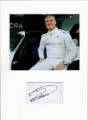 Motor Racing David Coulthard 16x12 overall mounted signature piece includes a signed album page