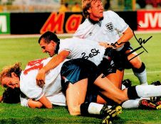 Football Stuart Pearce signed Italia 90 10x8 colour photo. Stuart Pearce MBE (born 24 April 1962) is