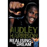 Audley Harrison - Realising The Dream - as told by Niall Edworthy 2001 First Edition Hardback Book