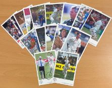 England Cricket collection 15 signed 6x4 colour photo cards includes great names past and present