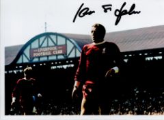 Football Ian St John Hand signed 7x5 Colour Photo Showing St John in his Liverpool Playing Days.