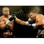 Boxing Roy Jones Jnr signed 16x12 colour photo. Roy Levesta Jones Jr. (born January 16, 1969) is