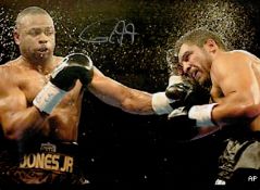 Boxing Roy Jones Jnr signed 16x12 colour photo. Roy Levesta Jones Jr. (born January 16, 1969) is