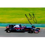 Motor Racing Daniil Kvyat signed Toro Rosso Formula One 12x8 colour photo. Russian racing driver who