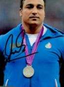 Olympics Ehsan Hadadi signed 6x4 colour photo Silver medallist in the mens discus event for Iran