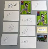 Australia Cricket legends collection 11 fantastic, signed cards and signature piece from all time