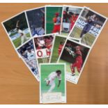 Zimbabwe cricket collection 10 signed 6x4 photo cards of players past and present signature
