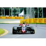 Motor Racing Kevin Magnussen signed Haas Formula One 12x8 colour photo. Kevin Jan Magnussen (born