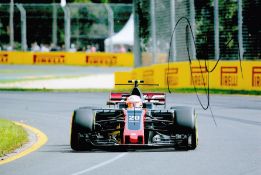 Motor Racing Kevin Magnussen signed Haas Formula One 12x8 colour photo. Kevin Jan Magnussen (born