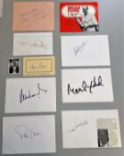 England Cricket legends collection 9 signed cards and signature pieces includes great names such