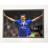 Football Diniyar Bilyaletdinov signed 14x11 overall Everton mounted colour photo. Diniyar Rinatovich