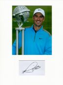 Golf Ross Fisher 16x12 overall mounted signature piece includes a signed album page and a colour