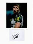 Rugby Union Chris Robshaw 16x12 overall Harlequins mounted signature piece includes signed album
