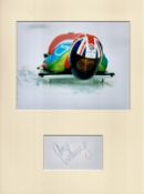 Winter Olympics Amy Williams 16x12 overall mounted signature piece includes signed album page and