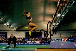 Athletics Katerina Johnson Thompson signed 6x4 colour photo World Champion in the Heptathlon event