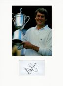 Golf Andy North 16x12 overall mounted signature piece includes a signed album page and a colour