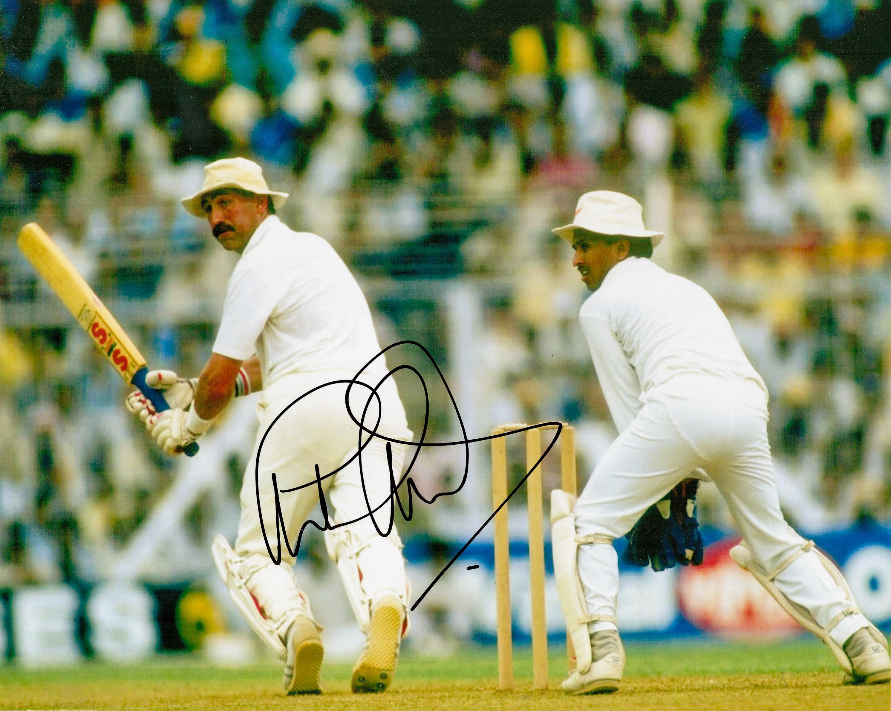 Cricket Graham Gooch signed 10x8 colour photo. Graham Alan Gooch, OBE, DL (born 23 July 1953) is a