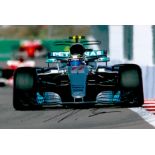 Motor Racing Valtteri Bottas signed Mercedes Formula One 12x8 colour photo. Valtteri Viktor Bottas (