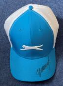 Colin Montgomerie signed Slazenger SZR golf cap. Colin Stuart Montgomerie; OBE (born 23 June 1963)