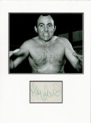 Mick McManus 16x12 overall mounted signature piece. Good condition. All autographs come with a