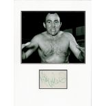 Mick McManus 16x12 overall mounted signature piece. Good condition. All autographs come with a