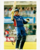 Cricket Marcus Trescothick signed 10x8 colour photo. Marcus Edward Trescothick MBE (born 25 December