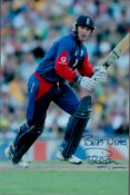 Cricket Paul Nixon Hand signed 12x8 Colour Photo Showing Nixon in action for England. Good
