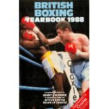 Barry J Hugman Signed Book - British Boxing Yearbook 1988 compiled by Barry J Hugman First Edition