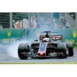 Motor Racing Marcus Ericsson signed Sauber Formula One 12x8 colour photo. Marcus Thorbjorn