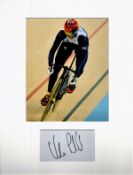 Cycling Victoria Pendleton 16x12 overall mounted signature piece includes signed album page and