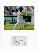 Cricket Ian Bell 16x12 overall mounted signature piece. Good condition. All autographs come with a
