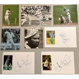 India cricket legends collection 8 fantastic all-time great signature pieces and photos includes
