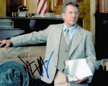 Dustin Hoffman signed 10x8 colour photograph signed by the iconic actor after a press conference