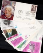 Nobel Prize winners signed commemorative covers collection featuring a total of 8 FDCs each with a