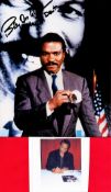 Billy Dee Williams signed 10x8 colour photograph pictured during his role as attorney Harvey Dent in