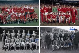 Autographed NOTTM FOREST 12 x 8 photos - Lot of 4 team / squad images to include : the 1978