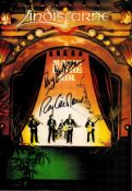 LINDISFARNE signed Magic In The Air Tour Programme by Ray Jackson, Ray Laidlaw and Rod Clements.