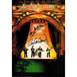 LINDISFARNE signed Magic In The Air Tour Programme by Ray Jackson, Ray Laidlaw and Rod Clements.